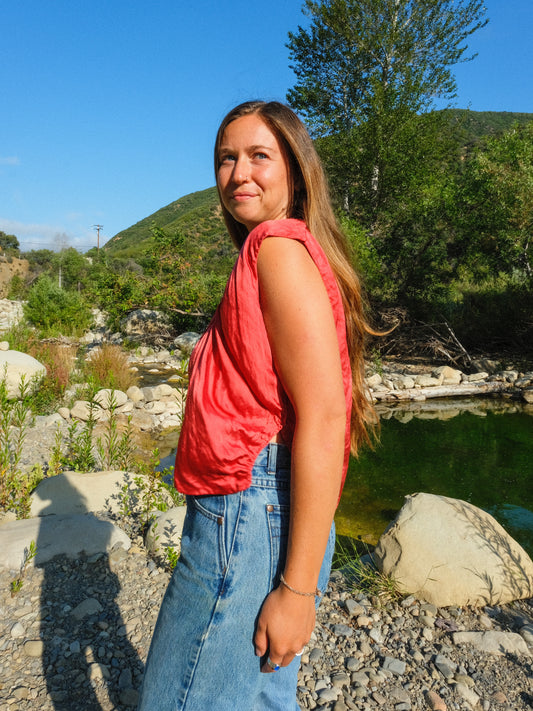 Madder & Lac Antique Silk Blouse