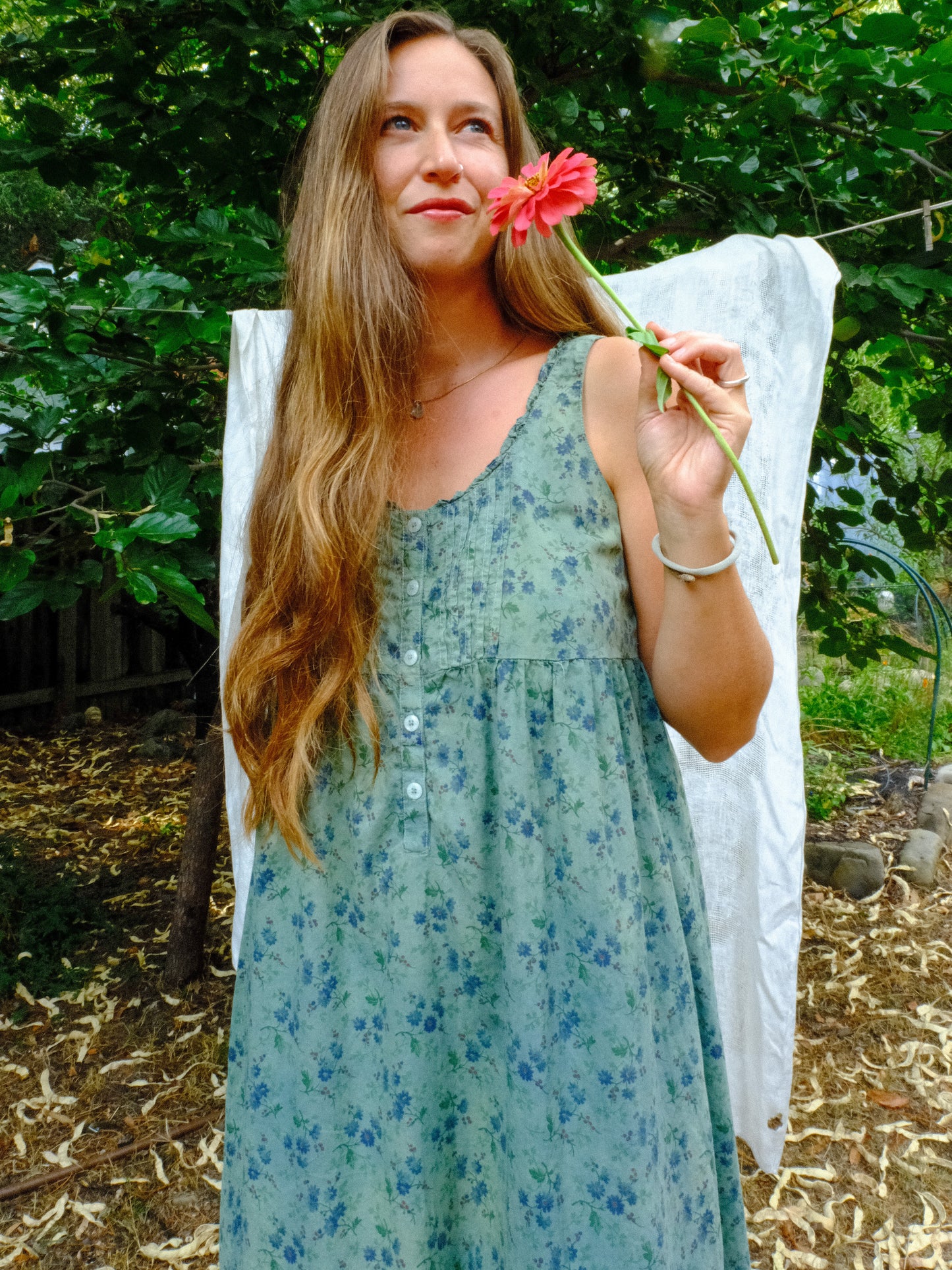 Indigo & Osage Ditsy Floral Dress