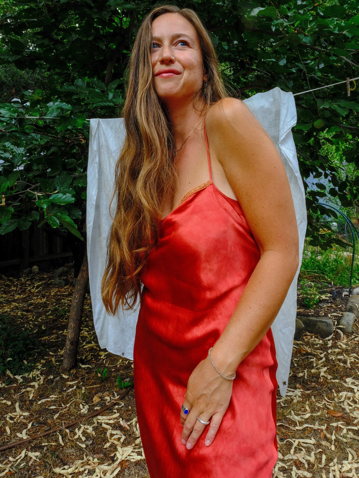 Madder Silk Slip Dress