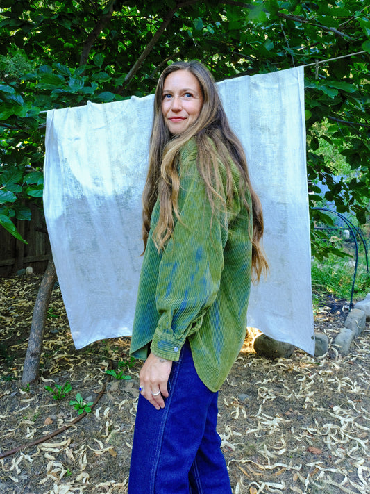 Indigo & Osage Corduroy Blouse