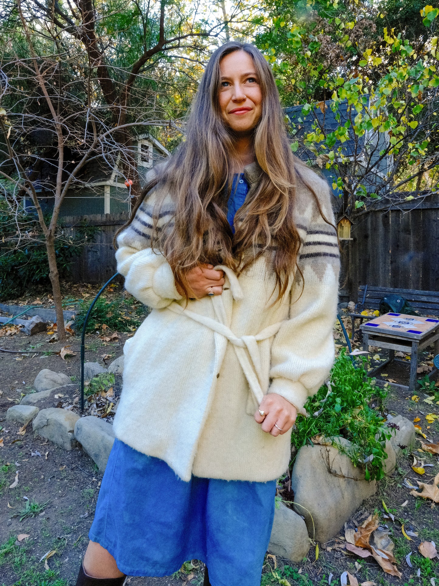 Indigo Antique European Dress