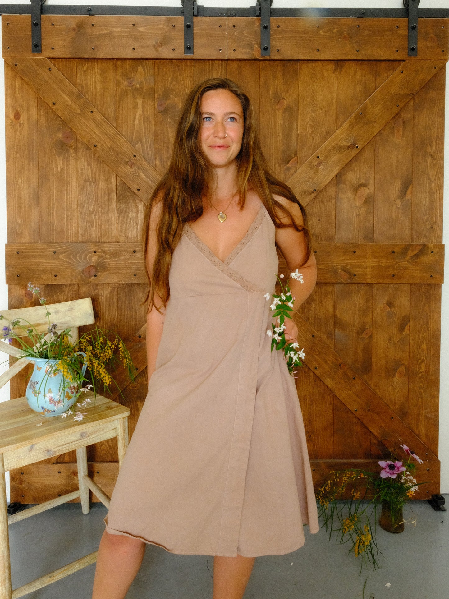 Logwood & Cutch Wrap Dress