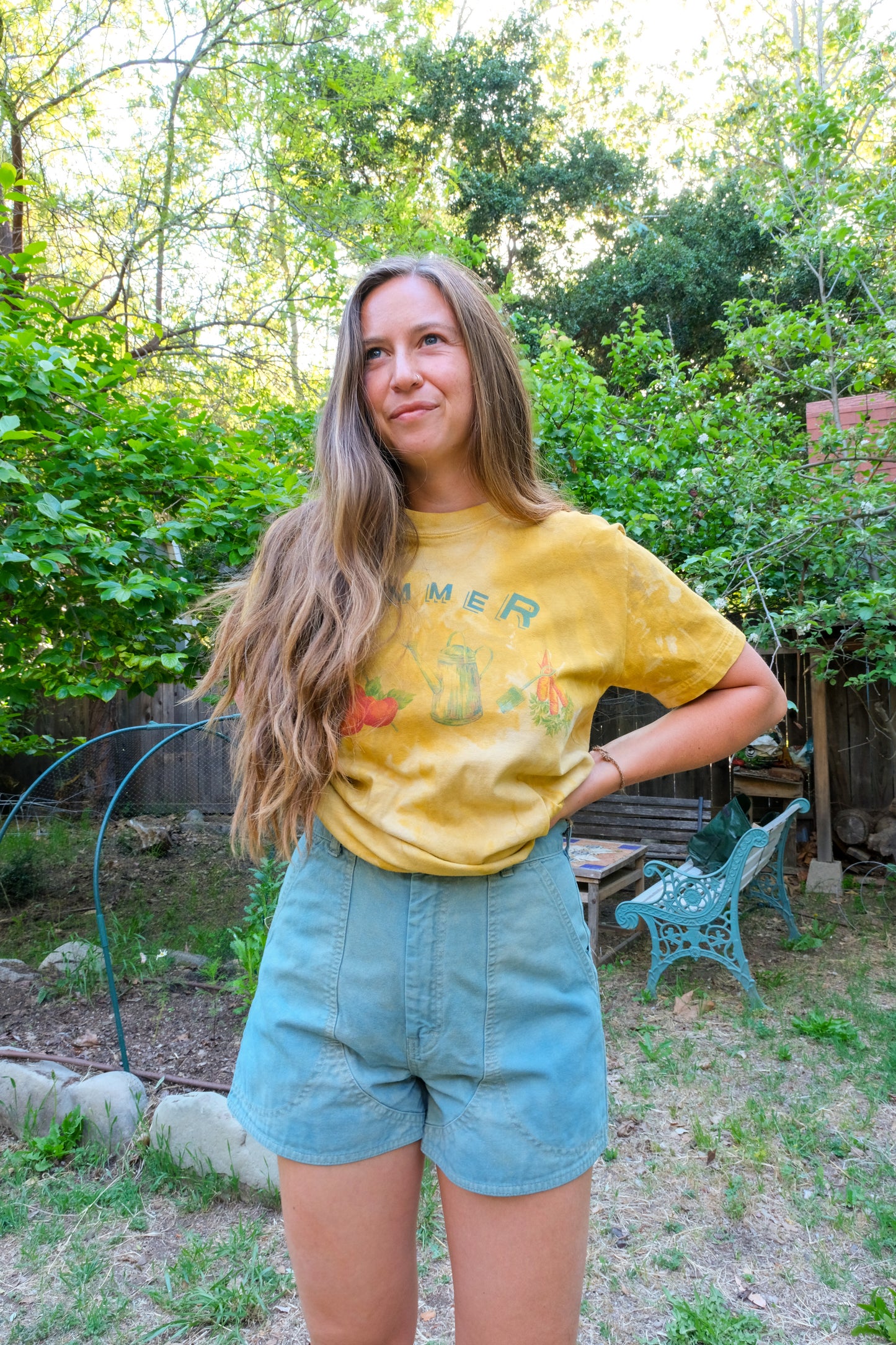 Pomegranate & Marigold Summer Tee