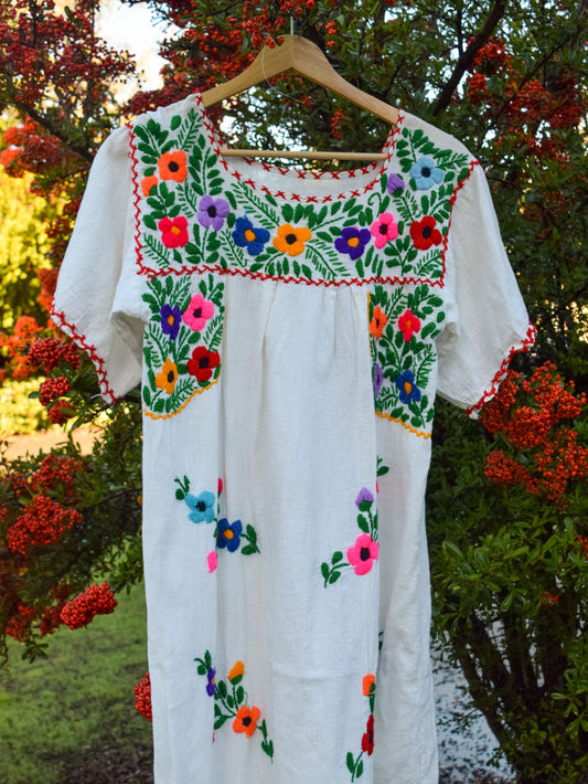 Logwood & Cutch Gauze Traditional Huipil