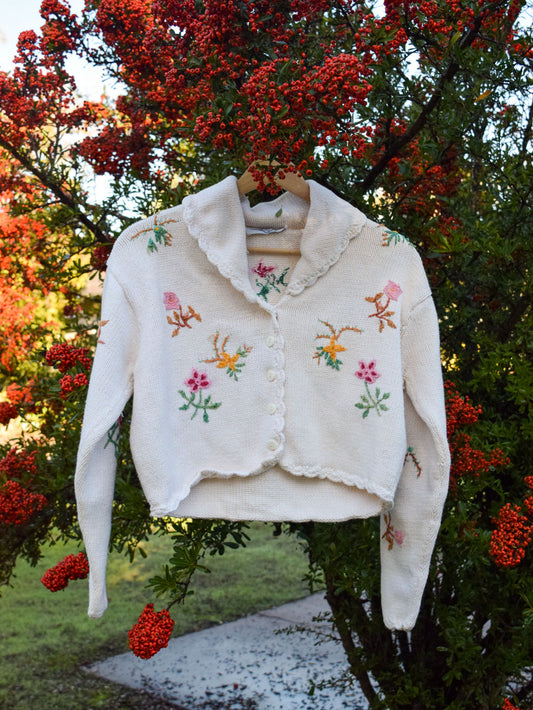 Cutch Hand Knit Embroidered Sweater