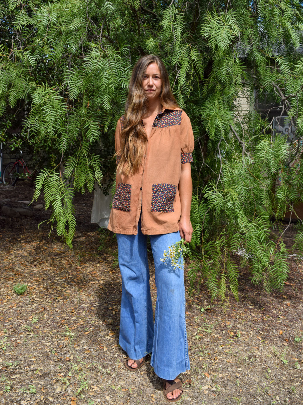 Cutch Floral Contrast Tunic