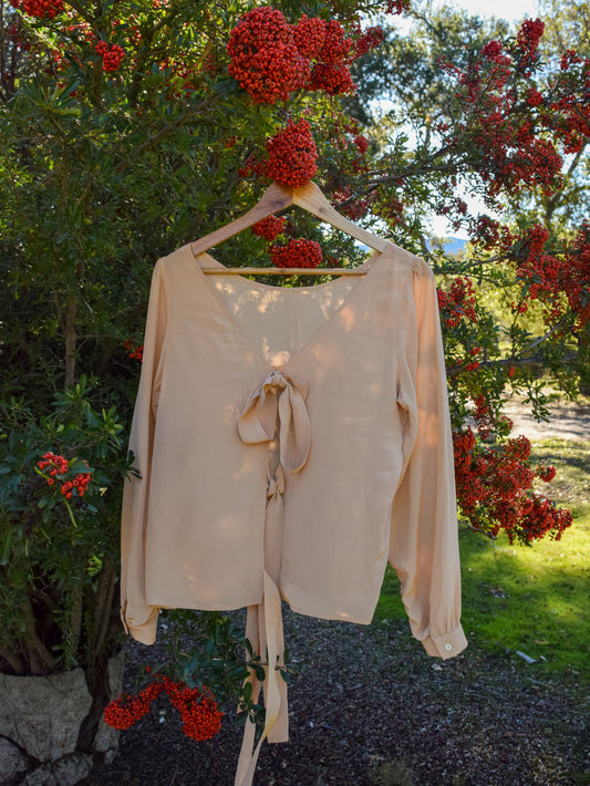 Madder Reversible Silk Blouse