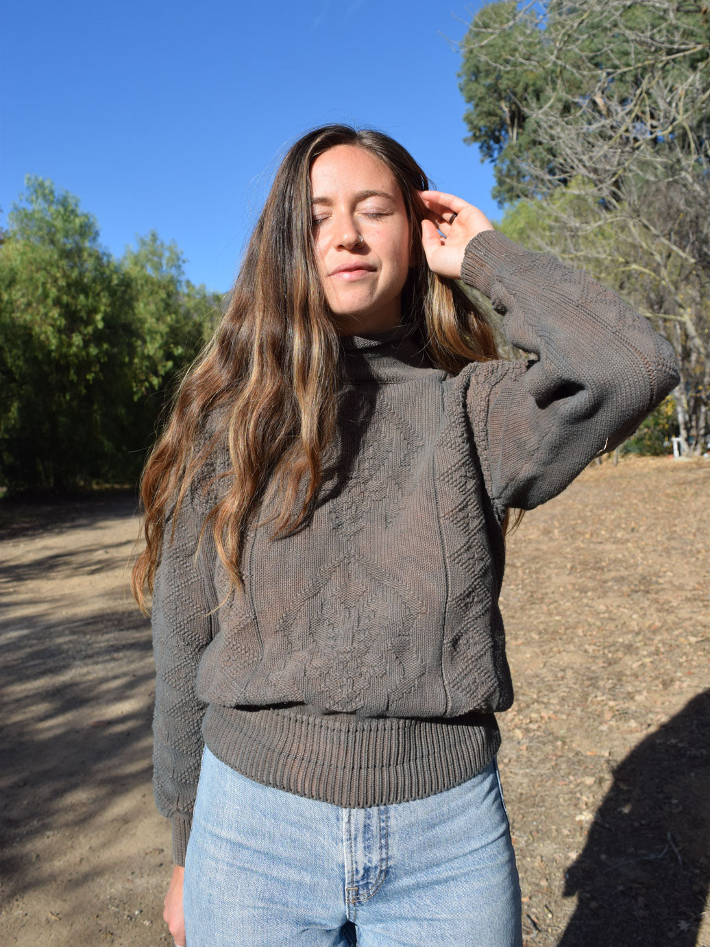 Indigo & Cutch Cotton Sweater