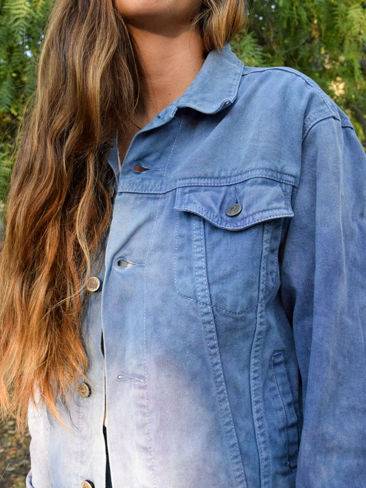 Indigo & Logwood Twill Jacket