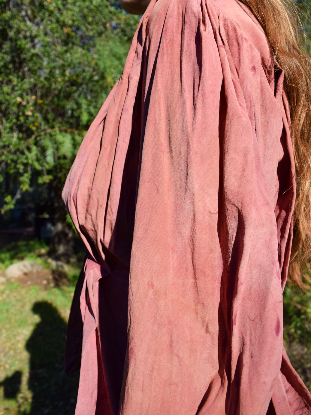 Lac & Cutch Stunning Silk Pleated Blouse