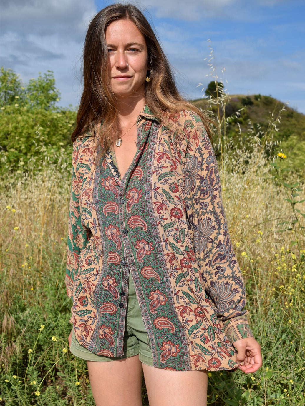 Cutch Super Soft Multi-pattern Block Print Blouse