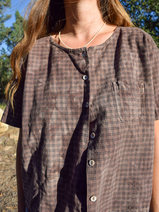 Sequoia Plaid Top