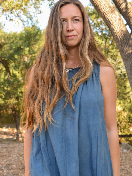 Indigo & Cutch April Cornell Pintuck Maxi Dress