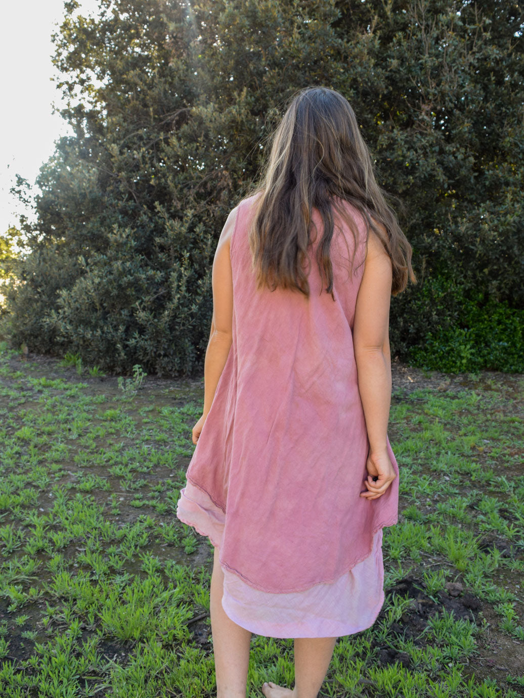 Lac & Cutch Double Layer Cotton Gauze Dress