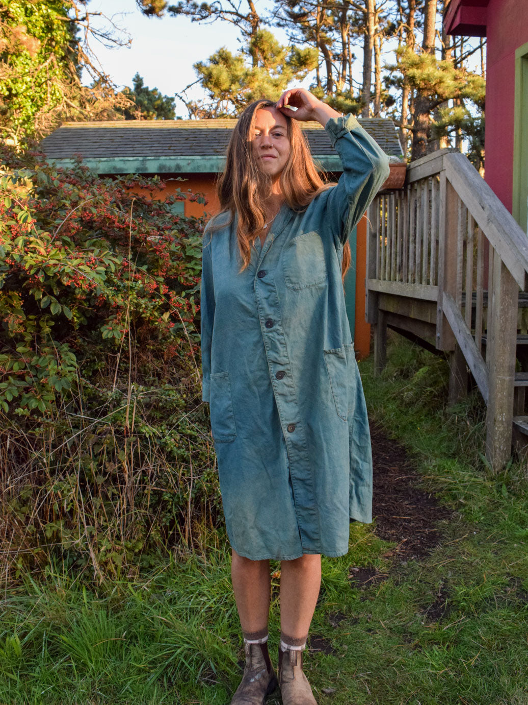 Marigold & Indigo Utility Dress/Jacket