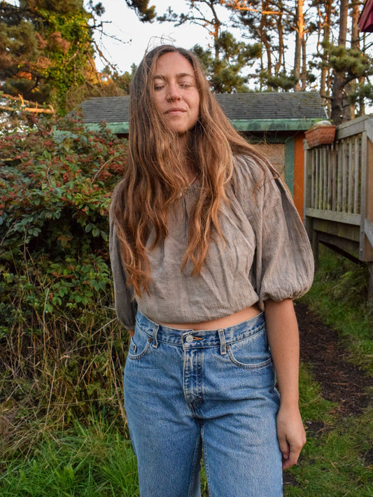 Acorn Oaxacan Cotton Gauze Crop