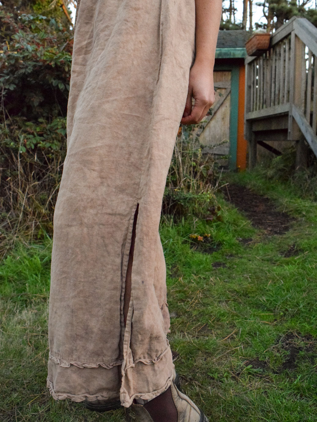 Sequoia Linen Drawstring Garden Skirt