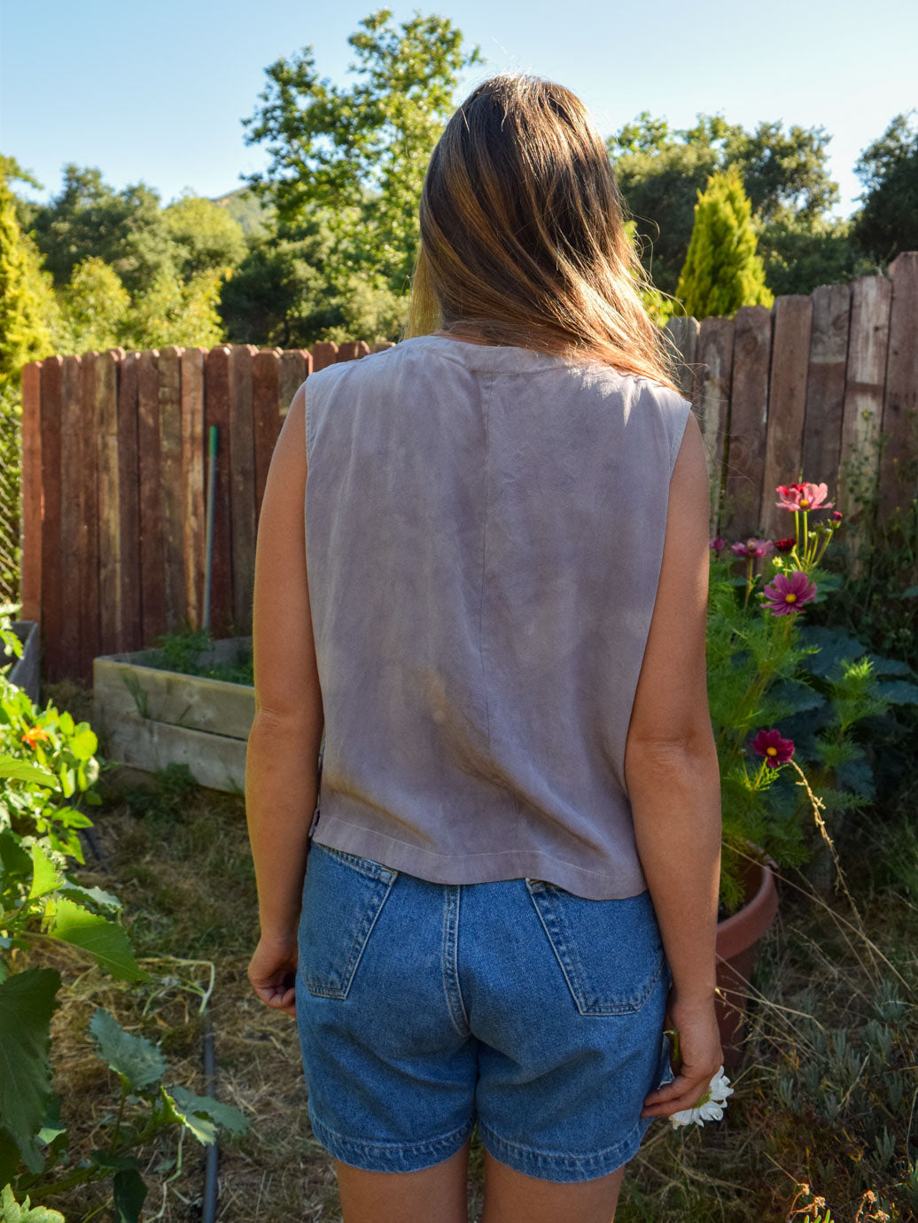 Logwood Silk Button up Blouse