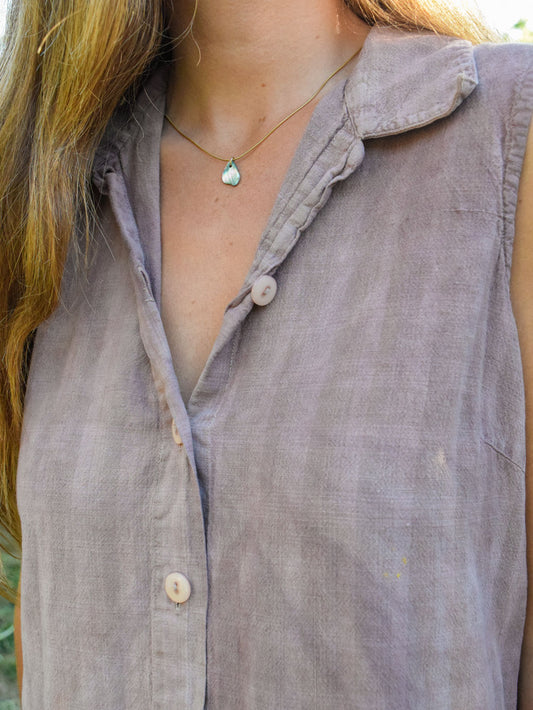 Logwood & Cutch Collared Plaid Dress