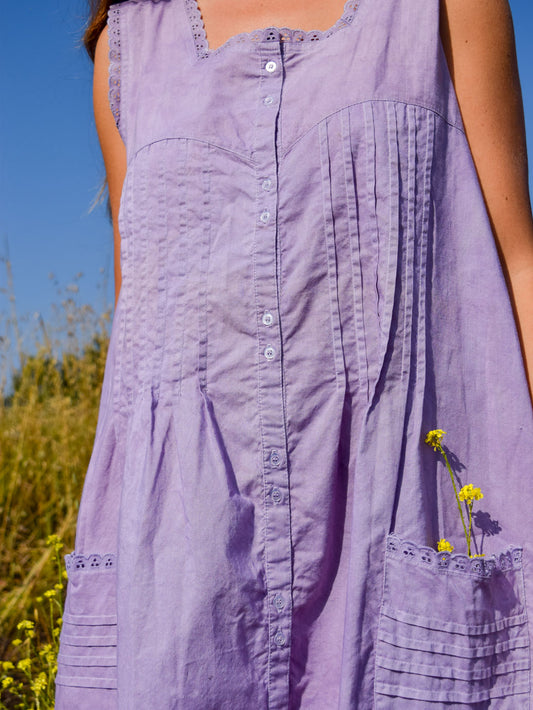 Logwood Button Up Dress