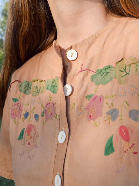 Cutch Flower Embroidered Jumsuit