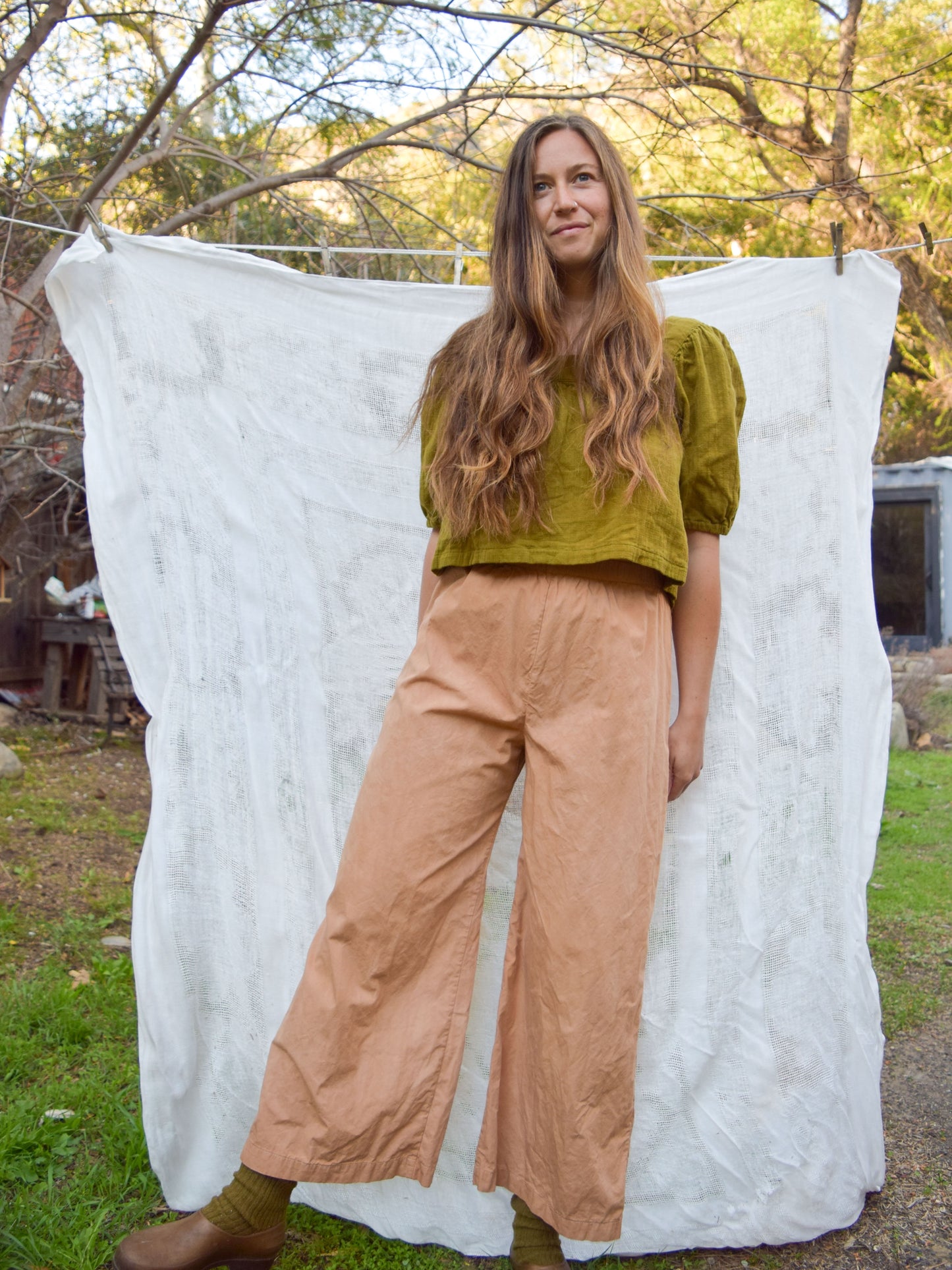 Cutch Organic Cotton Wide Leg Pants