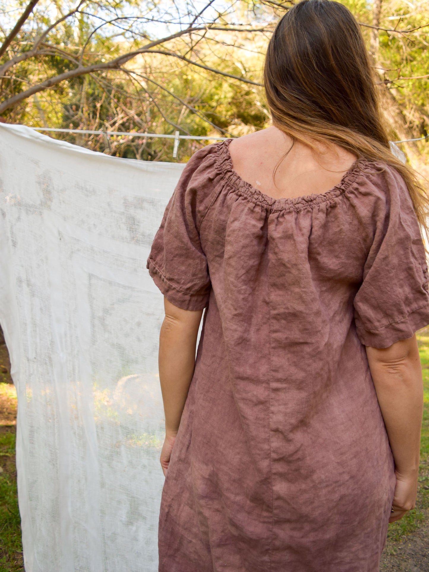 Seqouia Linen Mini Dress