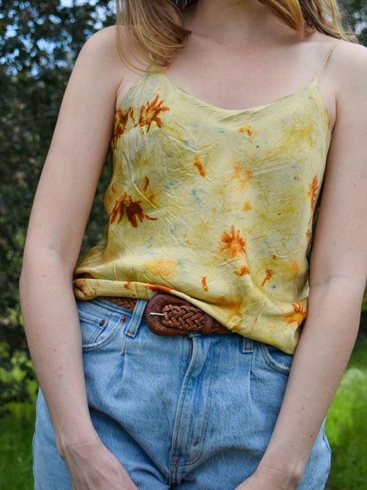 Black Sage Silk Bundle Dyed Tank