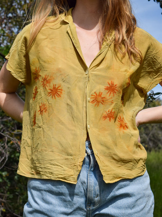 Sagebrush Silk Bundle Dyed Blouse