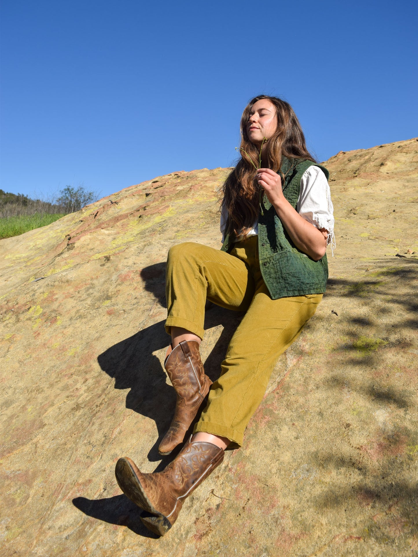 Indigo & Marigold Quilted Vest