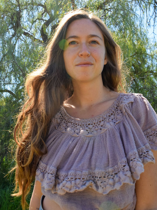 Cutch & Logwood Gauze Crop