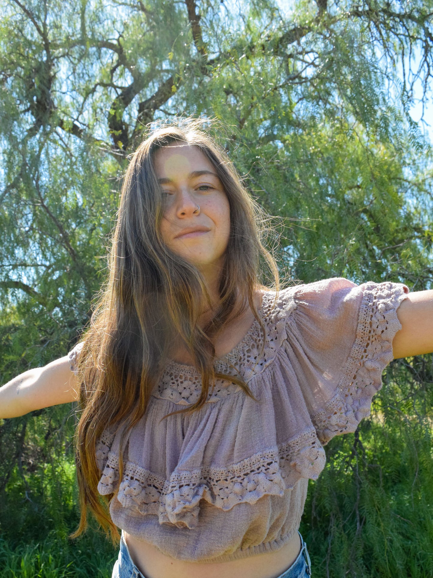 Cutch & Logwood Gauze Crop