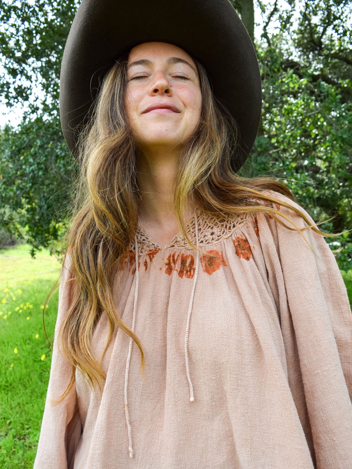 Cutch & Coreopsis Bundled Gauze Blouse