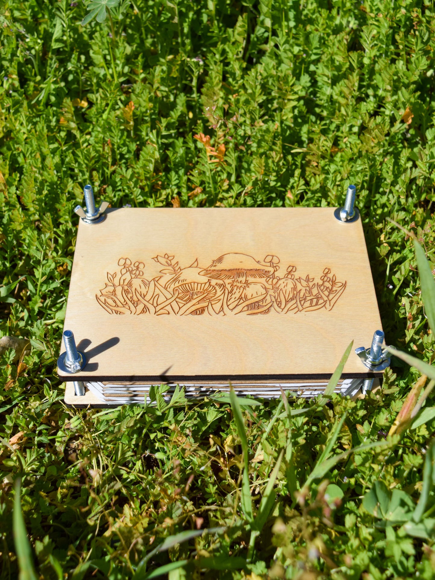 Wooden Flower Press - Mushrooms