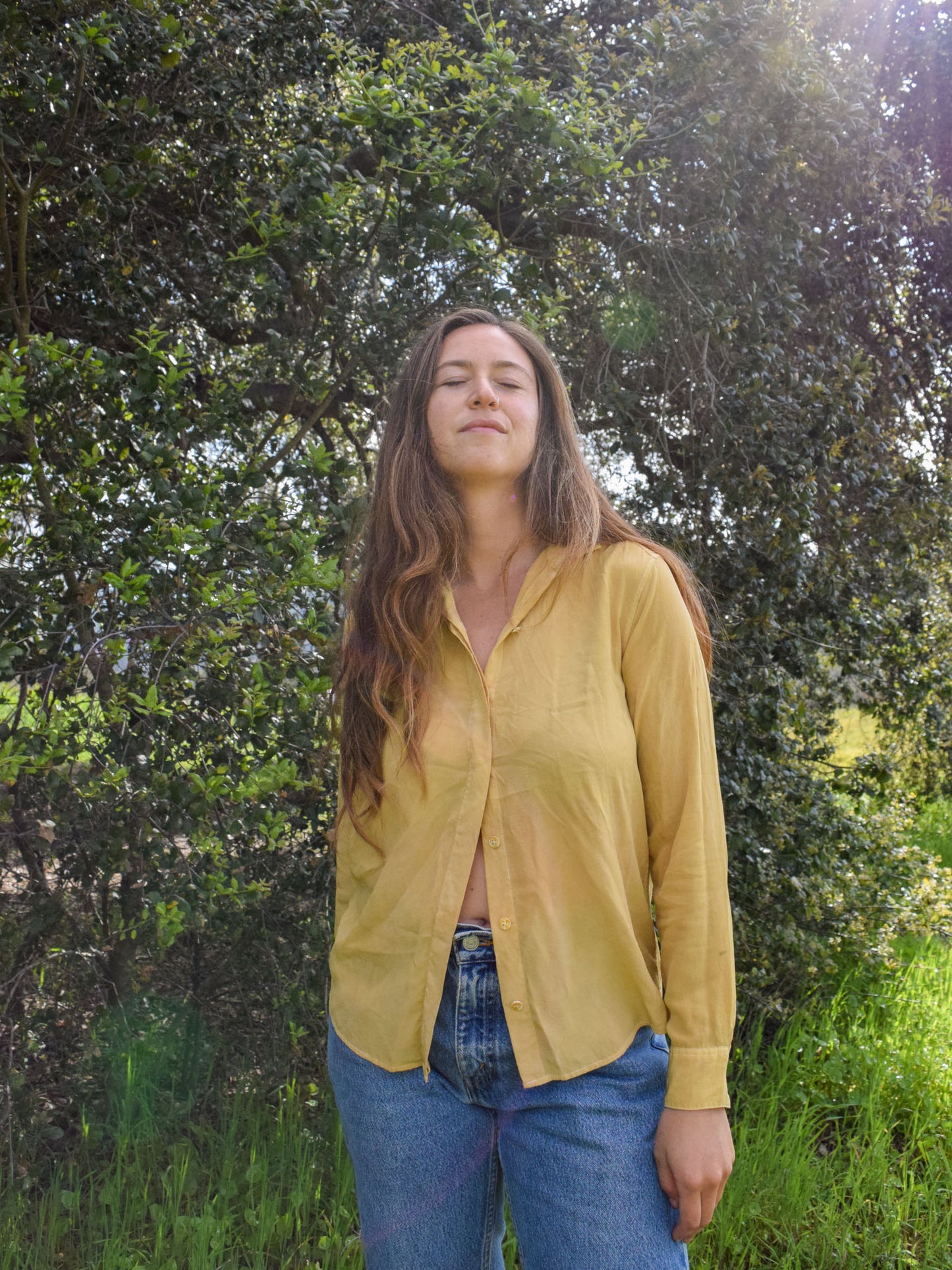 Dyers Polypore Silk Buttondown