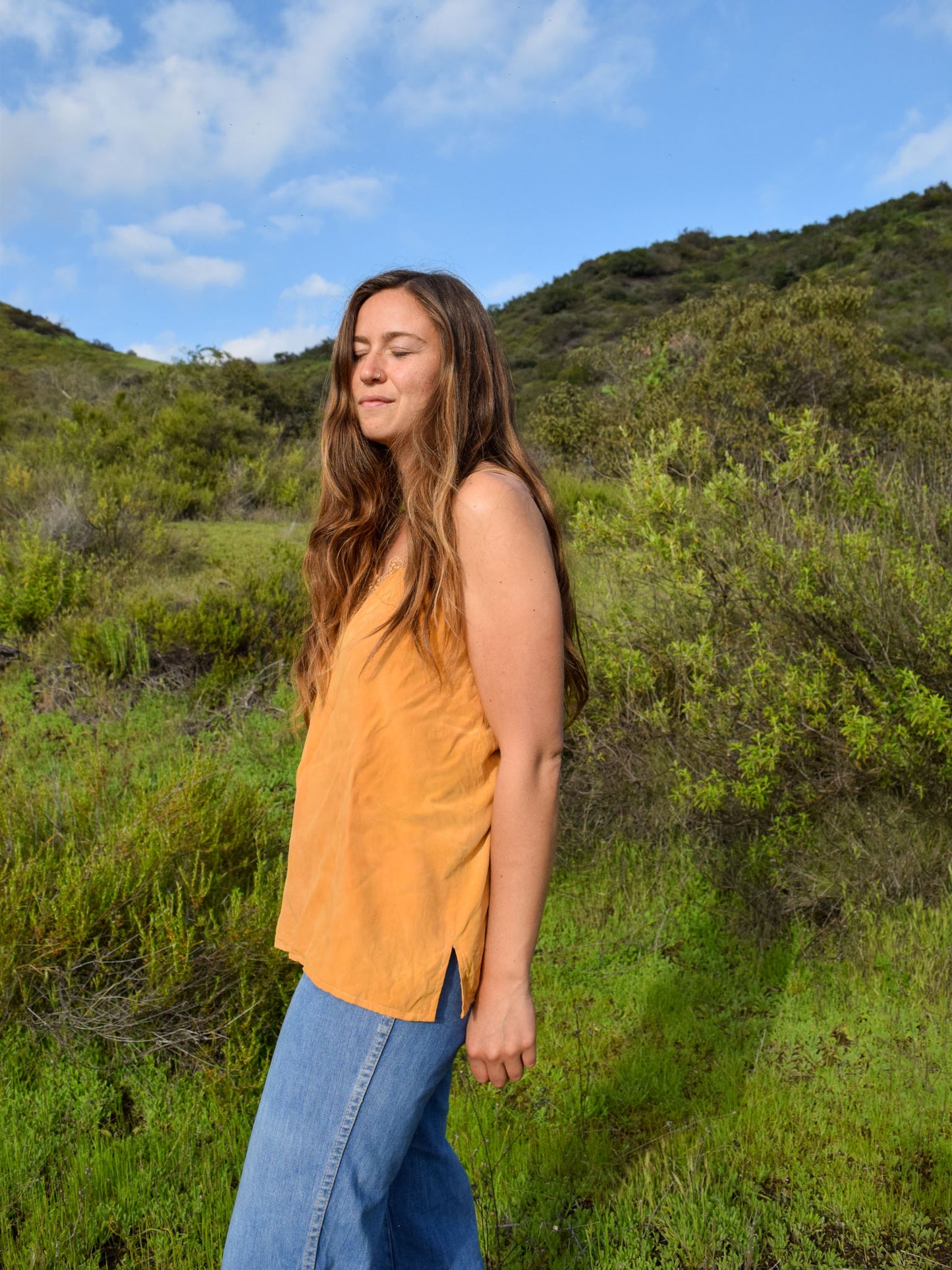 Toyon Silk Lace Tank