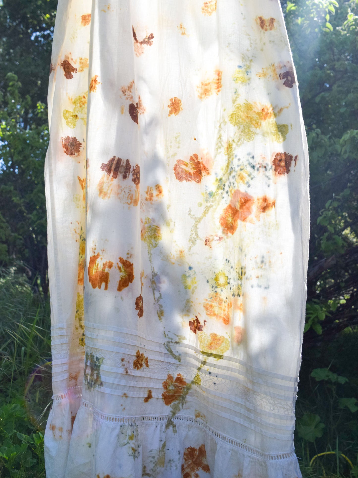 Bundle Dyed Floral Garden Maxi Dress