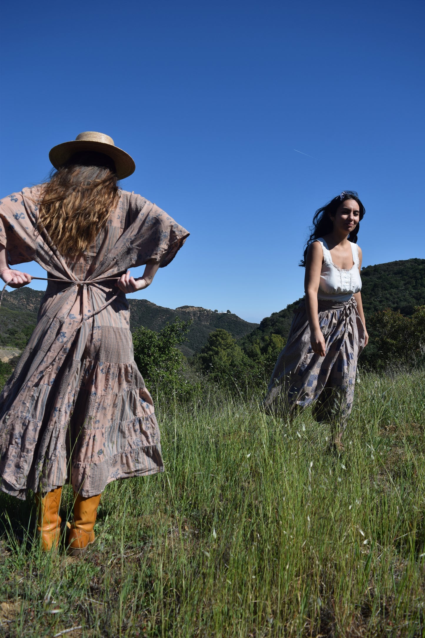 Cutch & Logwood Patchwork Maxi Dress