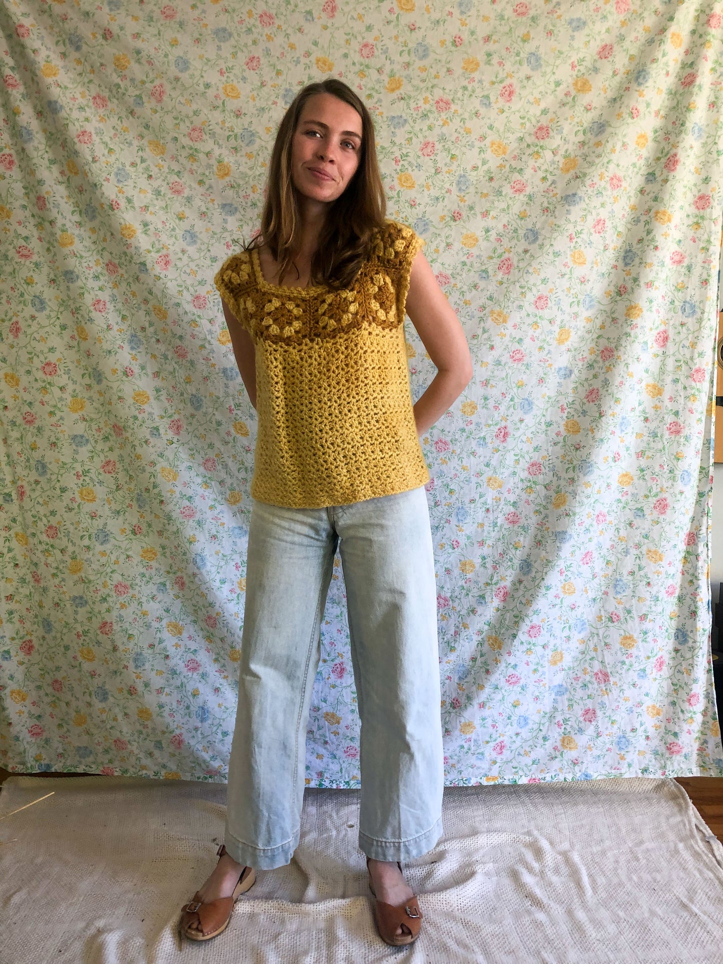 Marigold Wool Knit Tank