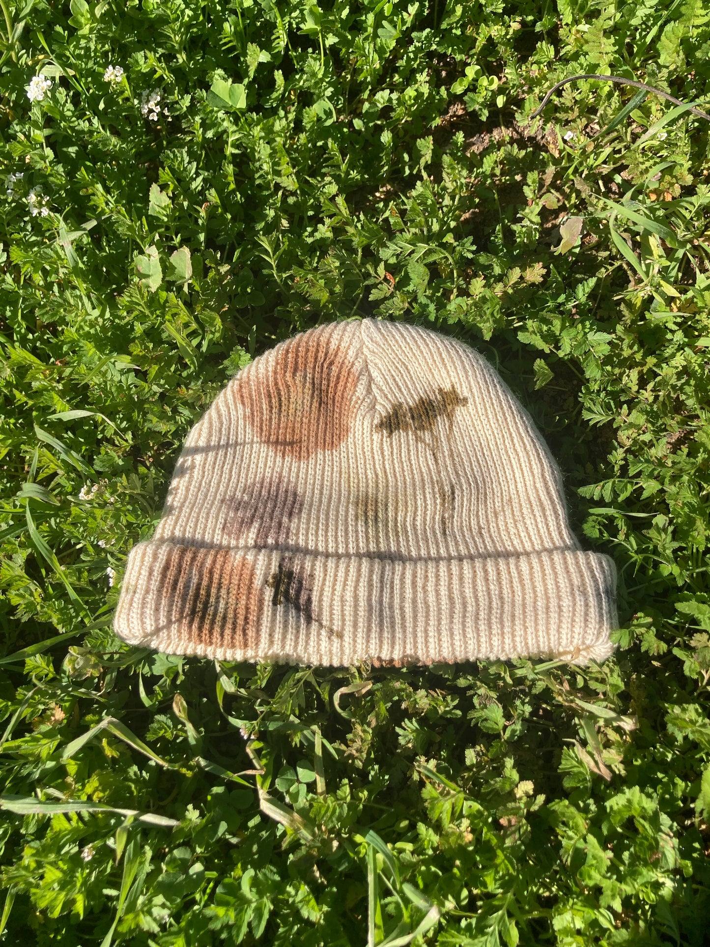 Flower Pressed Beanie - Sage