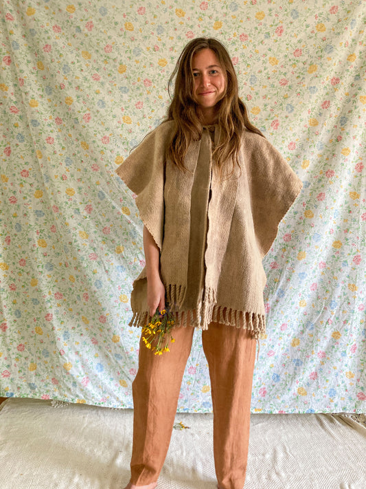 Sequoia Wool Poncho