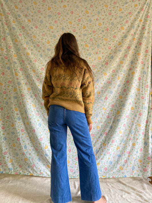 Cutch Floral Wool Sweater