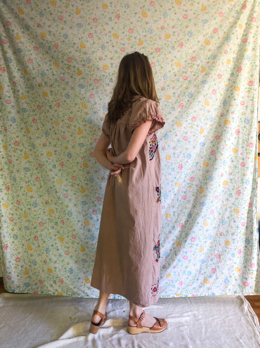 Cutch & Logwood Embroidered Dress