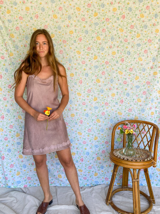 Cutch & Logwood Silk Slip Dress