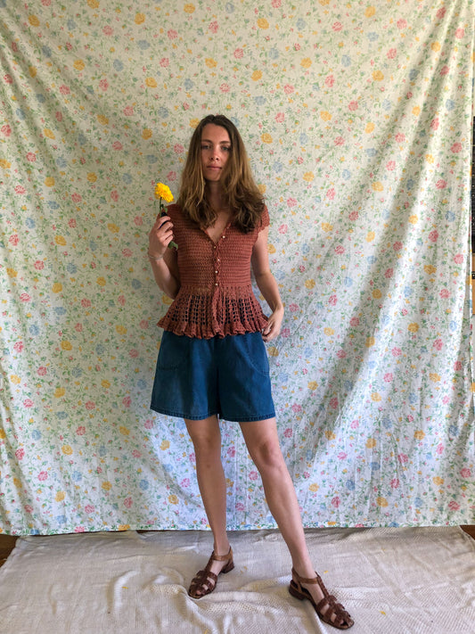 Indigo Railroad Boy Shorts