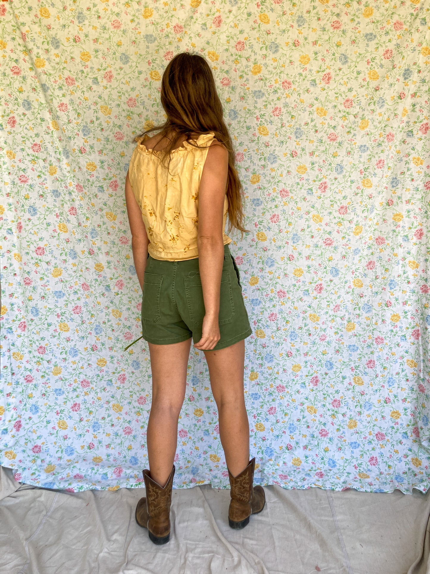 Homegrown Marigold & Coreopsis Ruffle Crop