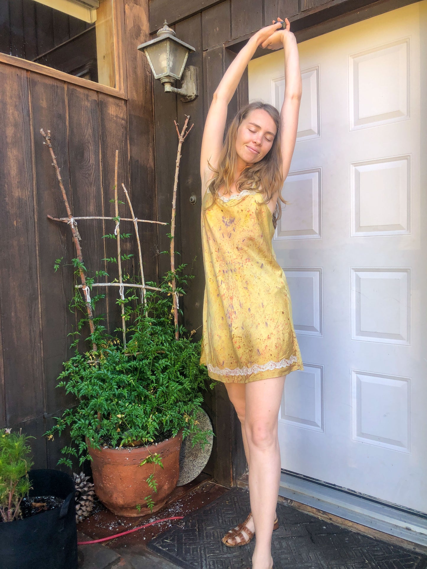 Eupatorium Bundle Dyed Slip Dress