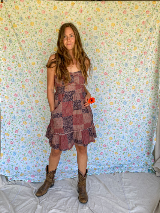 Cutch & Logwood Printed Patch Dress