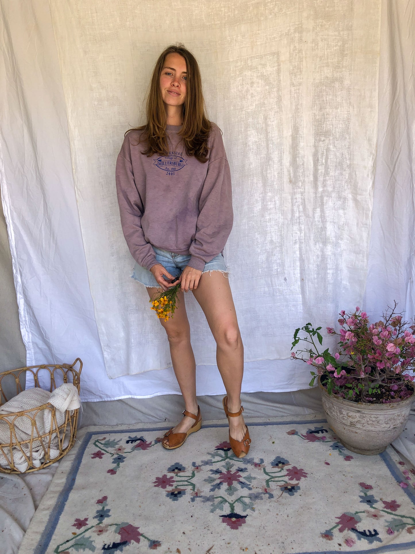 Plum Centenial Village of Millersburg Sweatshirt