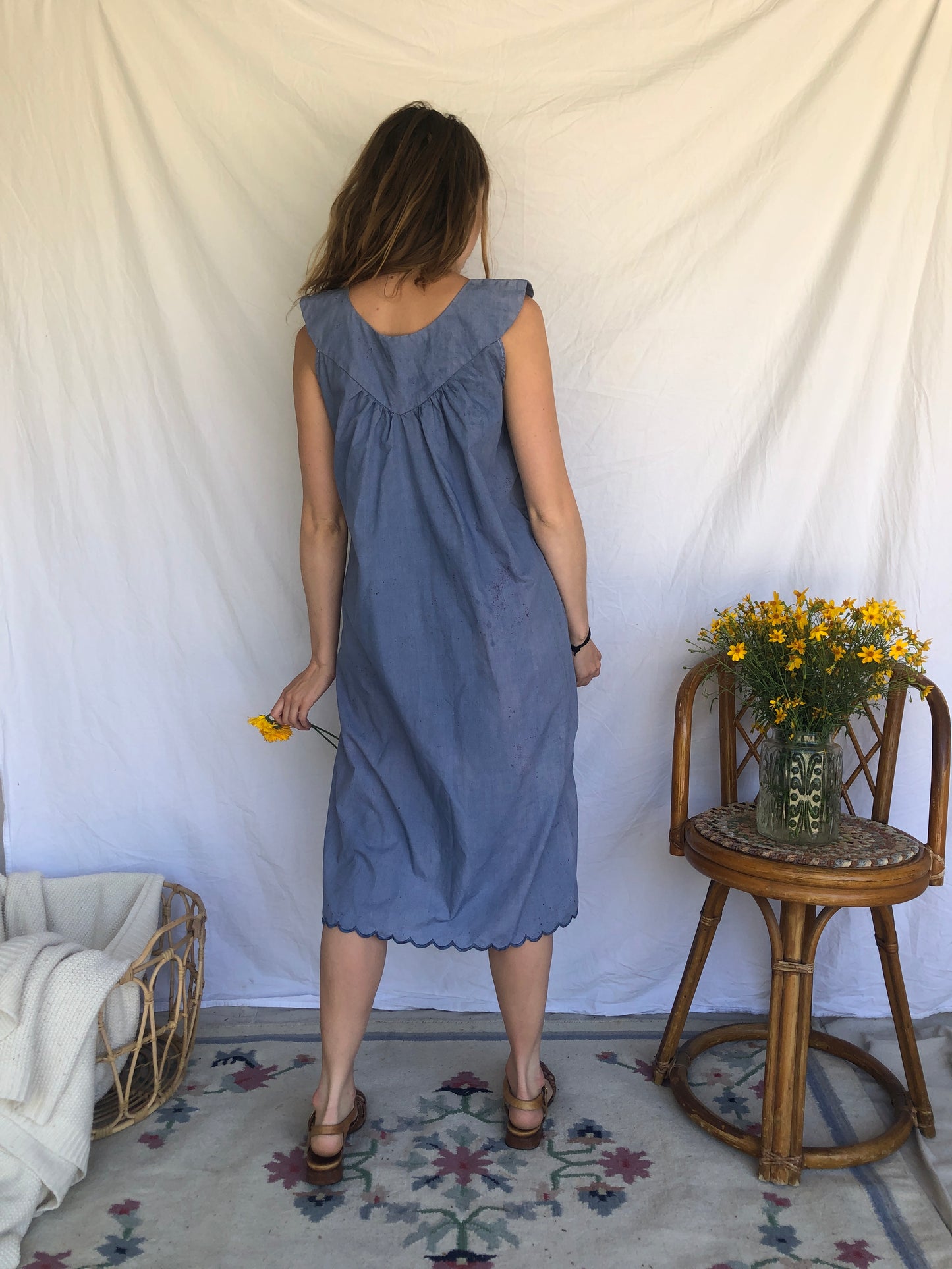 Indigo Cornflower Dress